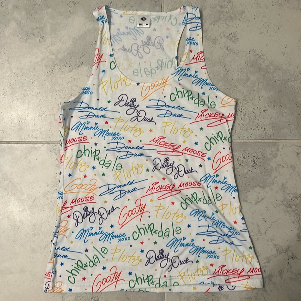 Disney Character Signature Tank Top